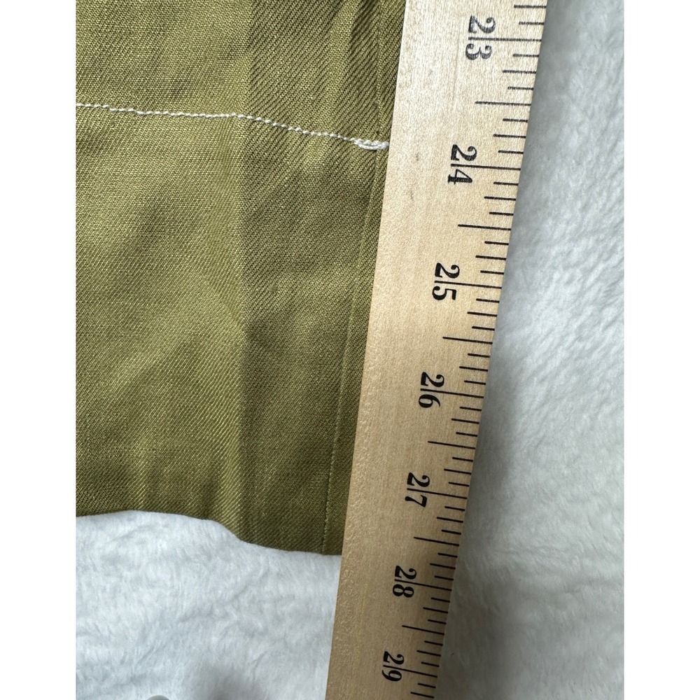 Maeve Pants Womens XL Green Wide Leg Contrast Stitch Drawstring NWT - Picture 8 of 8